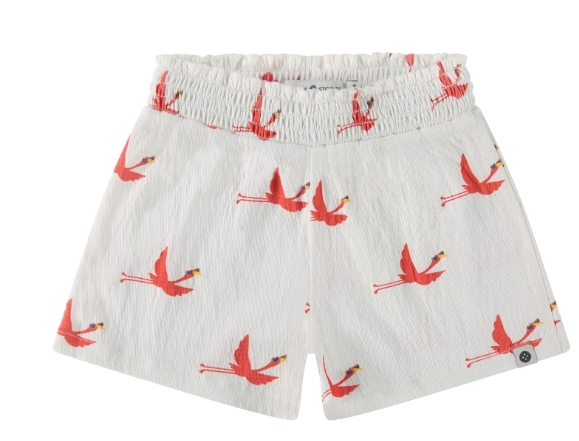 Stains &amp; Stories - Short fille - blanc