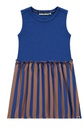 Stains &amp; Stories - Robe fille - Bleu/ marron