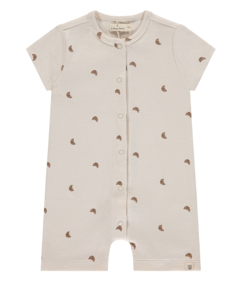 A Tiny Story - Combinaison manches courtes/short bébé - Croissant