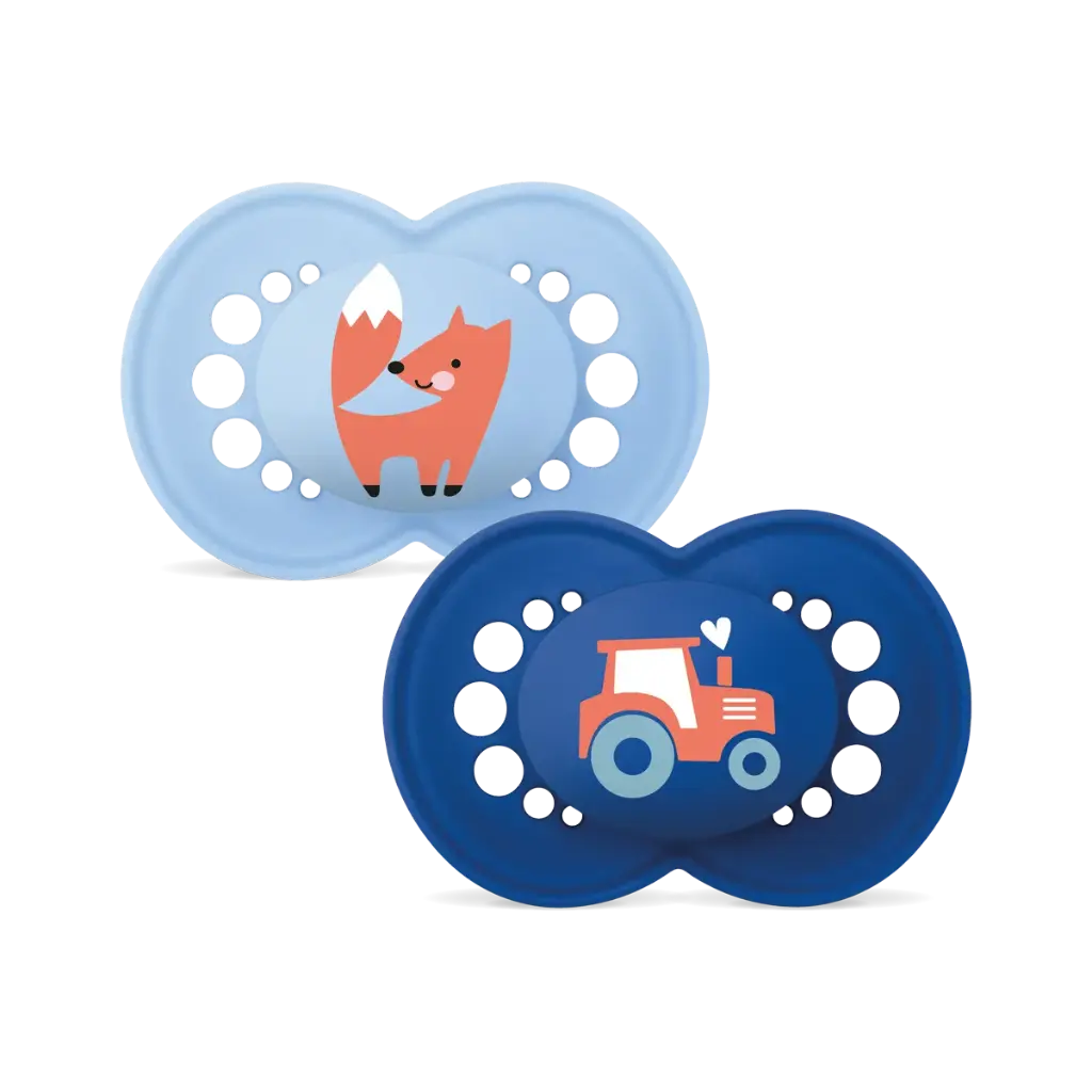 Mam - Tétine Original - 16mois + - Bleu / Navy