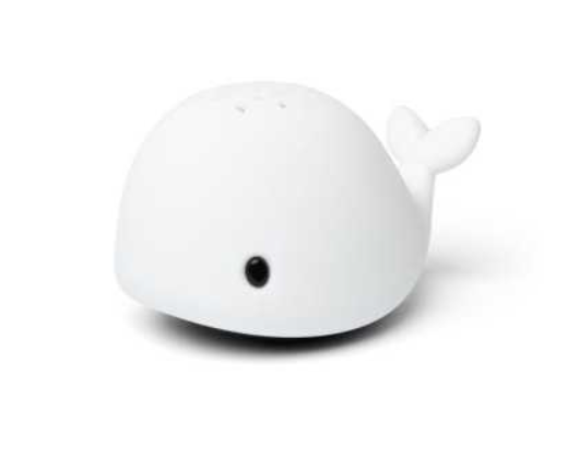 Little L - Veilleuse Wilda baleine blanche projecteur d'étoiles