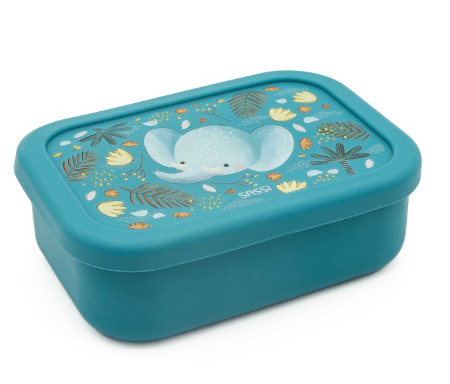 Sassi - Boîte à tartines en silicone - Chewy l’éléphant