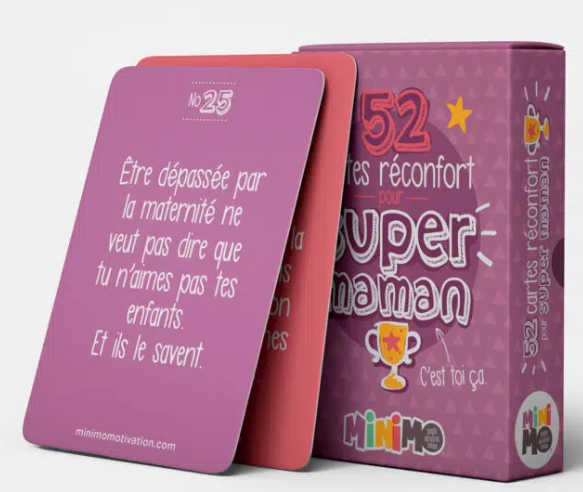Minimo - 52 cartes réconfort pour super maman