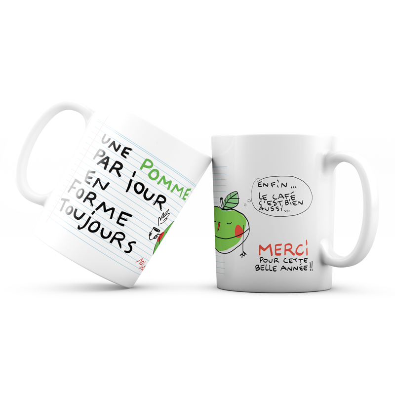 Ed. Cortil - Mug Instit - Merci pour cette belle année