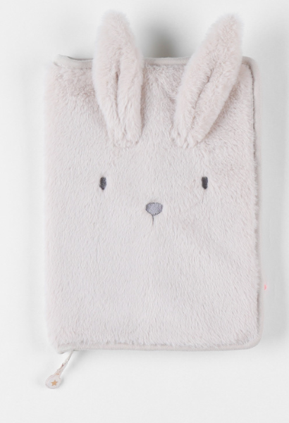 Noukie's - Protège carnet santé fausse fourrure - Moka