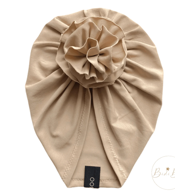 BidiBoo - Turban Fleur - Beige
