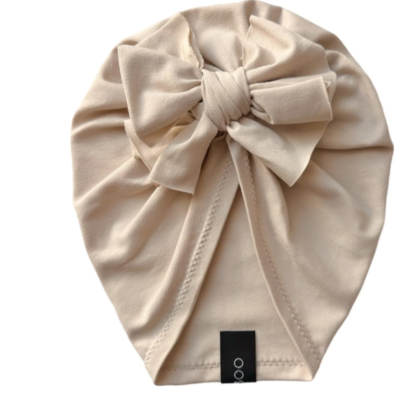 BidiBoo - Turban - Noeud Beige