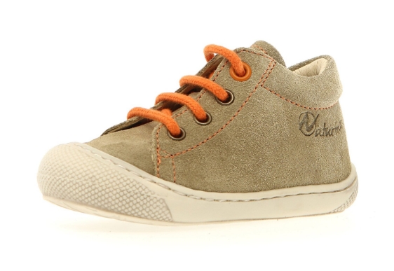 Naturino - chaussures cocoon suède sole - Stone orange