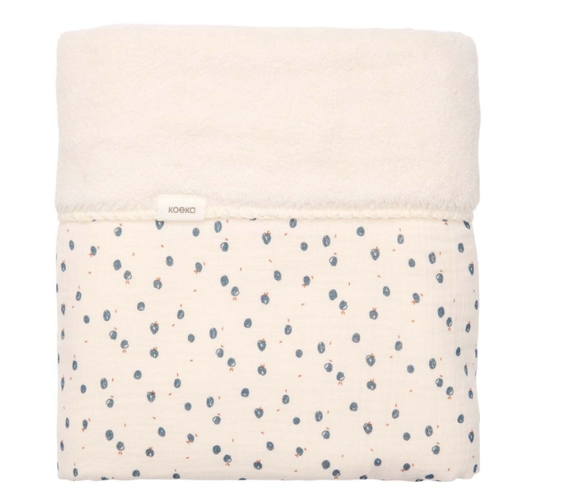Koeka - Couverture berceau teddy Lugo - Off White