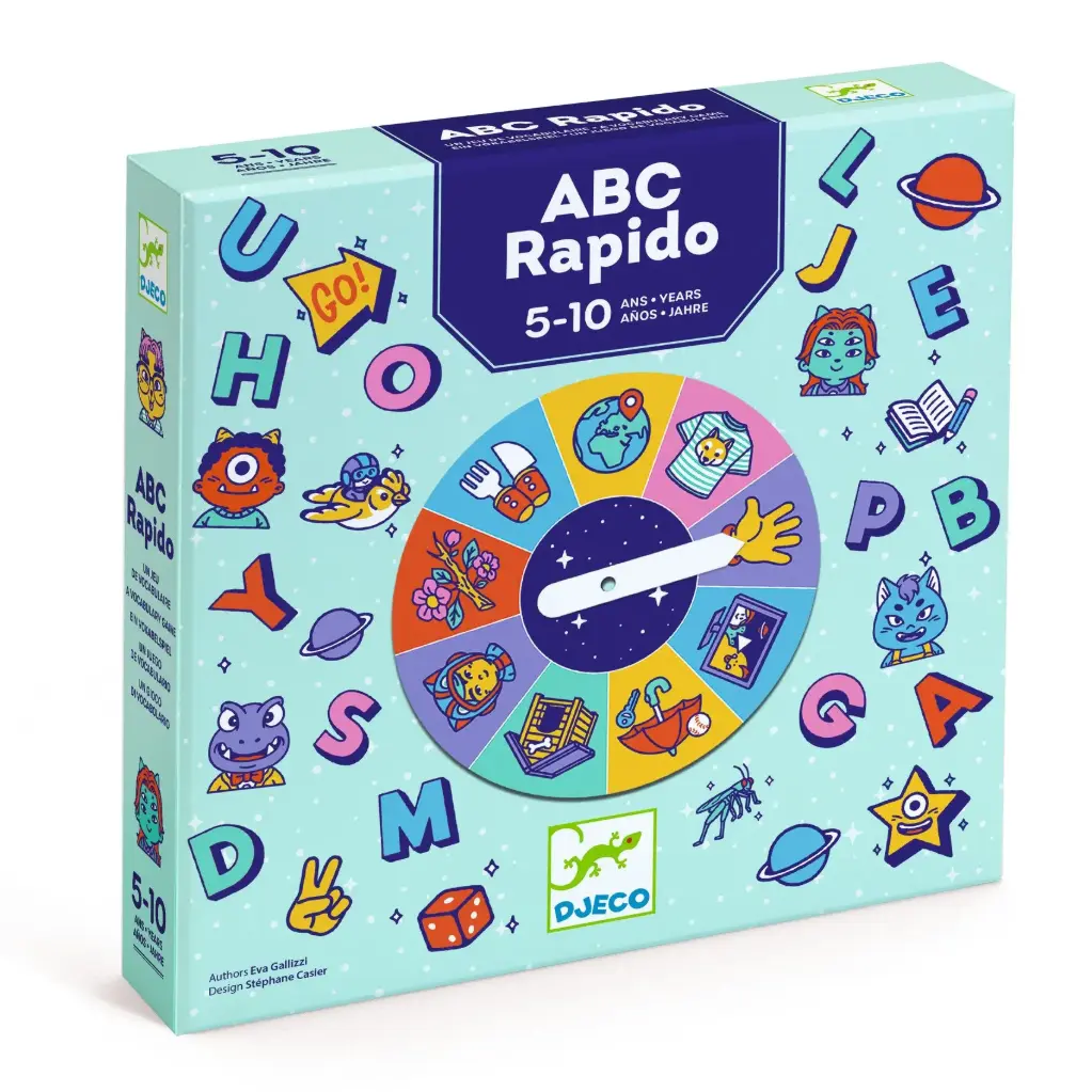 DJECO - Jeu de vocabulaire ABC Rapido - 5 à 10 ans