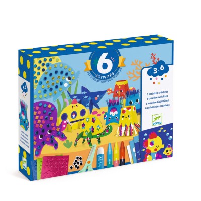 DJECO - 6 activités créatives - La mer et ses plaisirs - 3 à 6 ans