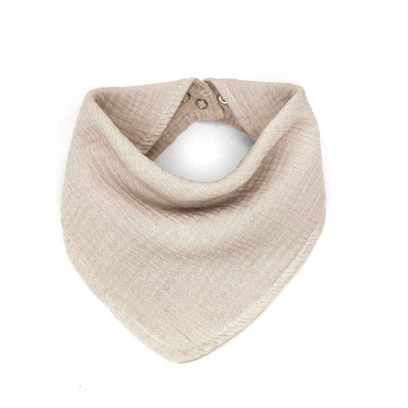 Babyshower - Bavoir bandana Cowboy - Latte Powder