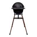 Quax - Chaise Bébé Evolutive Ultimo 3 Luxe - Noir-Châtaignier