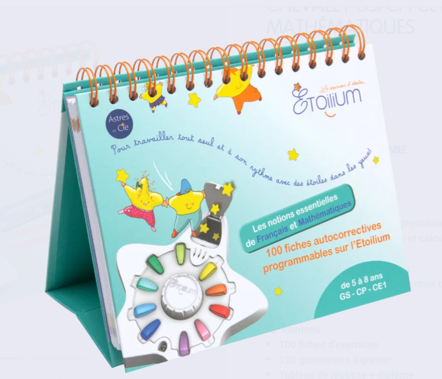 Etoilium - Chevalet Français et Mathématiques - 5 à 8 ans