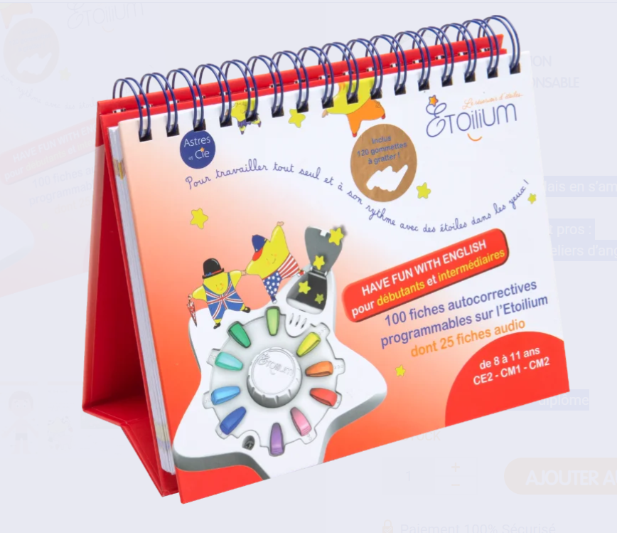 Etoilium - Chevalet Have Fun With English