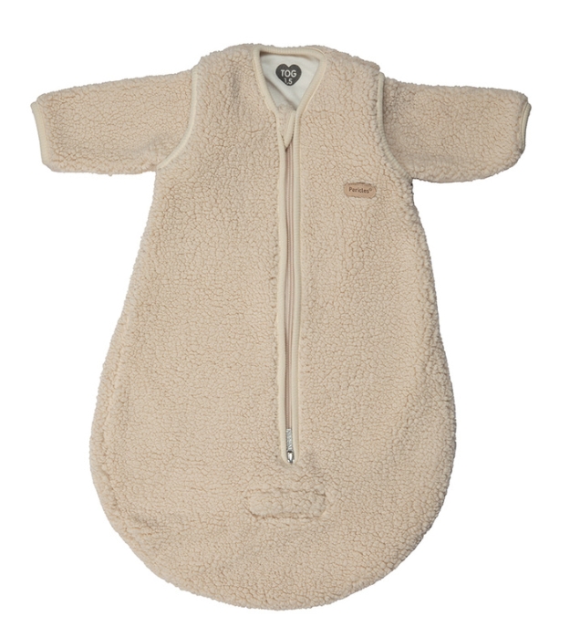 Péricles - Gigoteuse crème avec manches- 70 cm