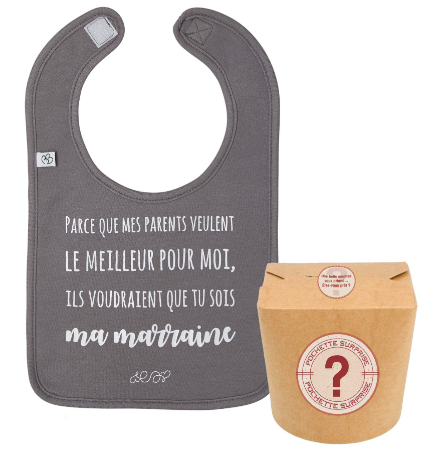 BB&Co - Pochette Surprise Annonce - “Ma Marraine"