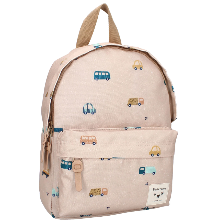Kidzroom - Sac à dos enfant - Voitures beige
