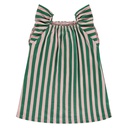 Stains & Stories - Robe manches courtes fille lignée - Blush