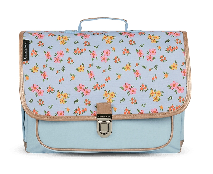 Caramel & Cie - Cartable moyen - Liberty Bleu