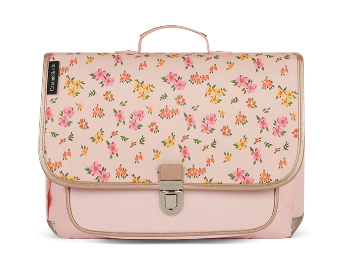 Caramel & Cie - Cartable moyen - Liberty Rose