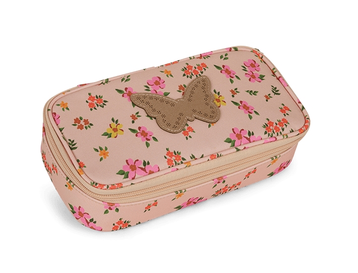 Caramel & Cie - Trousse Modulable - Papillon Liberty Rose