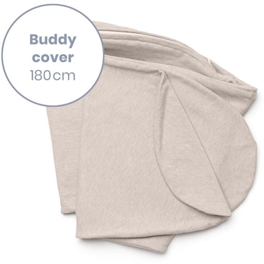 Doomoo - Housse pour Coussin de maternité Buddy - Chiné sand