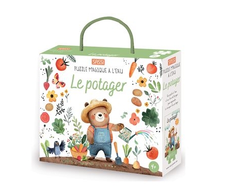 Sassi -  Puzzle magique à l'eau - Le potager