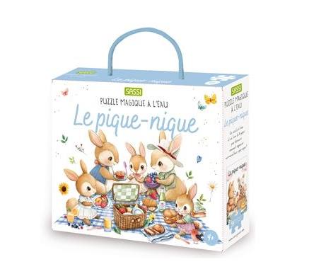 Sassi -  Puzzle magique à l'eau - Le pique-nique