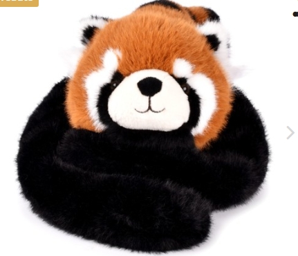 Podcoll - Peluche panda roux lesté - 40 cm