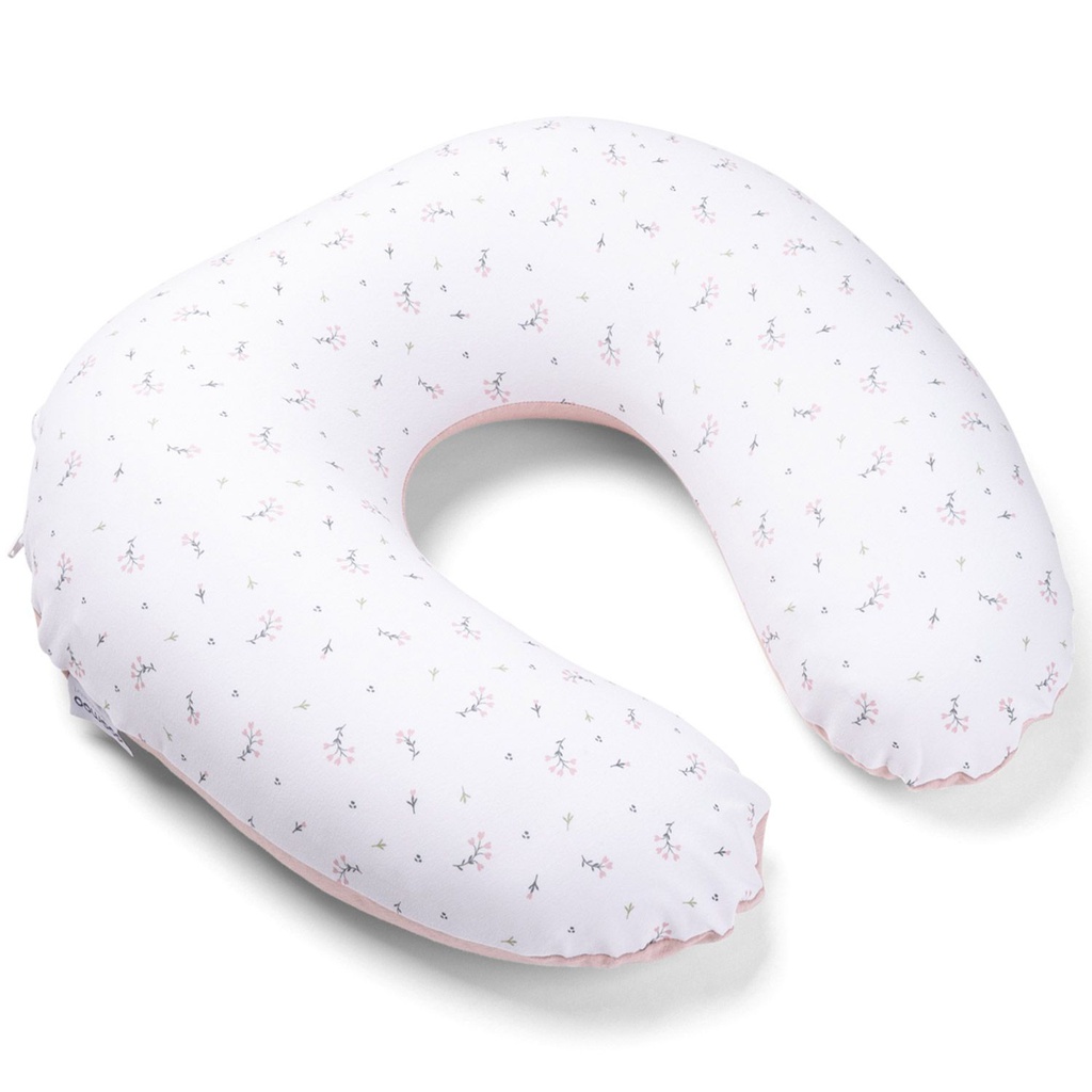 Doomoo -  Petit coussin multi-usages - Softy - Flower Pink