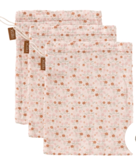 Fresk - Set de 3 gants de toilettes - Garden Flowers