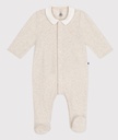 Petit Bateau - Pyjama en velours bébé