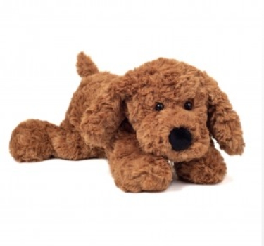 Hermann Teddy - Peluche chien brun - 30 cm