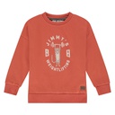 STAINS &amp; STORIES - Pull orange à motifs - Garçon