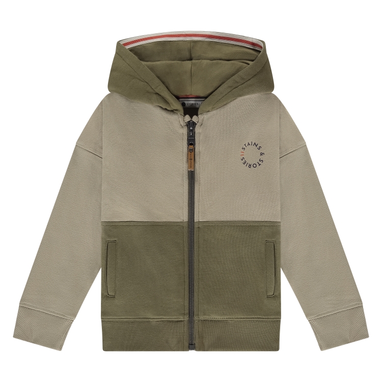 STAINS & STORIES - Gilet bicolore - Garçon