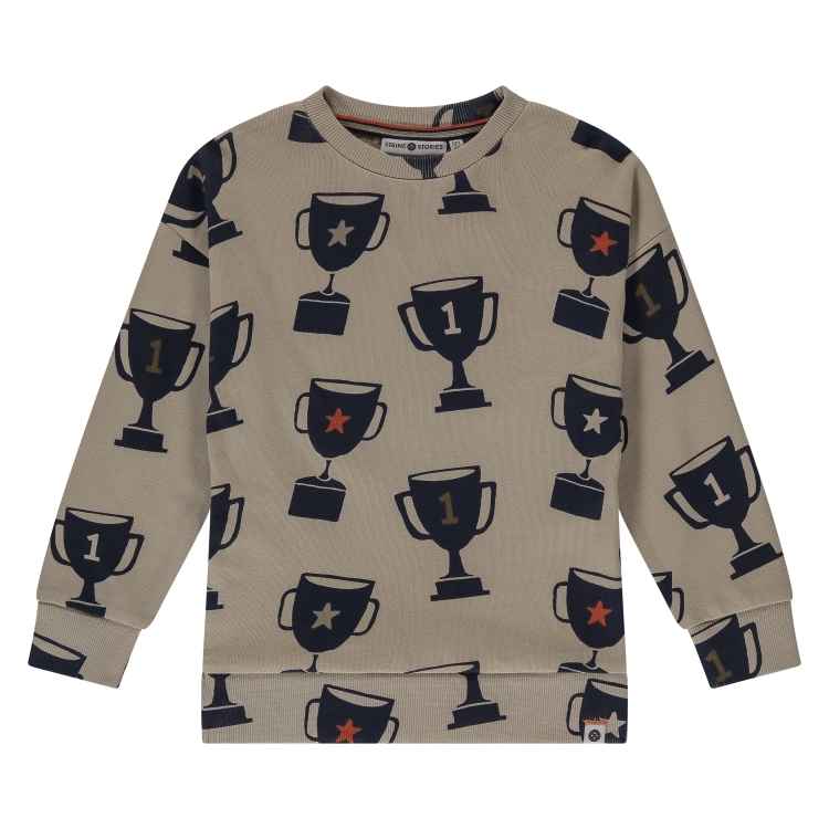 STAINS & STORIES - Sweatshirt avec motifs coupes - Garçon