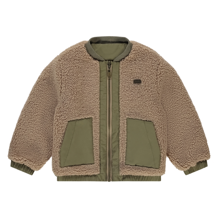 STAINS & STORIES - Veste kaki réversible - Garçon
