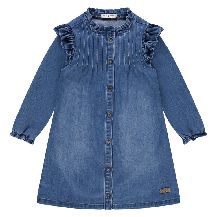 STAINS & STORIES - Robe jeans - Fille