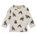 BABYFACE - T-Shirt beige à manches longues + motifs - Garçon