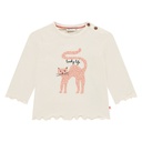 BABYFACE - T-Shirt beige à manches longues à motifs - Filles