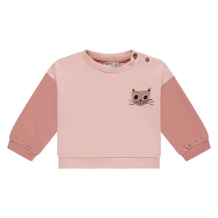 BABYFACE - Sweatshirt Rose à motifs - Fille