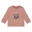 BABYFACE - Sweatshirt rose à motifs - Fille