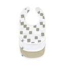 Lässig - Lot de 3 bavoirs naissance - Happy Fruits Kaki clair