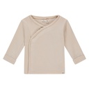 A TINY STORY - T-shirt beige à manches longues