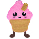 Get Fresh Cosmetics - Bombe de bain - Fizzy Rascal - Isla the Ice cream