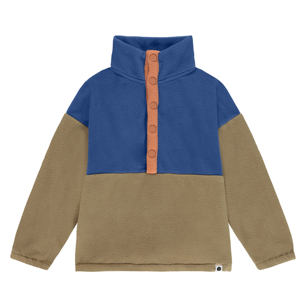 STAINS & STORIES - Pull polaire tricolore - Garçon