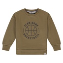 STAINS & STORIES - Sweatshirt brun à motif - Garçon