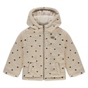 STAINS & STORIES - Veste en mouton beige et coeur