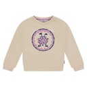 STAINS & STORIES - Sweatshirt beige à motifs - Fille